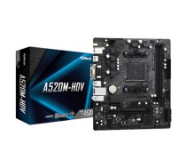 ASROCK A520M-HDV AM4 2xDDR4 mATX MB|A520M-HDV