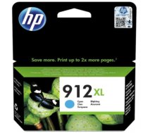 HP 912XL High Capacity Cyan Ink Cartridge, 825 pages, for HP Officejet 8012, 8013, 8014, 8015 Officejet Pro 8020|3YL81AE