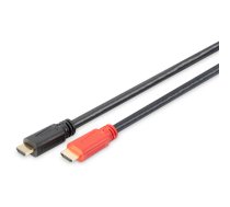 Digitus | High Speed HDMI Cable with Signal Amplifier | DB-330118-100-S | HDMI Male (type A) | HDMI Male (type A) | HDMI to HDMI | 10 m|DB-330118-100-S