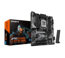 Gigabyte B760 G X WF6E GEN5 | Processor family Intel | Processor socket LGA1700 | DDR5 | Supported hard disk drive interfaces M.2, SATA | Number of SATA connectors 4|B760 G X WF6E GEN5