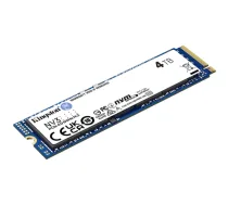 Kingston SSD | NV3 | 4000 GB | SSD form factor M.2 2280 | Solid-state drive interface PCIe 4.0 x4 NVMe | Read speed 6000 MB/s | Write speed 5000 MB/s|SNV3S/4000G