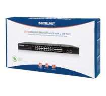 INTELLINET 561044 24-Port Gigabit Switch|561044