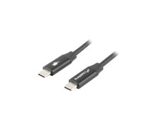 Lanberg USB-C 2.0 Cable, Quick Charge 4.0 | CA-CMCM-40CU-0018-BK | USB Type-C to USB Type-C | 1.8 m|CA-CMCM-40CU-0018-BK