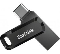 SanDisk Ultra Dual Drive Go USB atmintinė 256GB, USB-C/USB-A 3.2 Gen 1, Juoda|SDDDC3-256G-G46