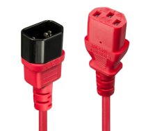 CABLE POWER IEC EXTENSION 0.5M/RED 30476 LINDY|30476