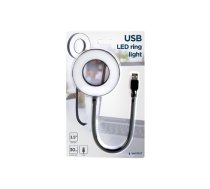 Gembird NL-LEDRING-01 USB LED ring light | White 6500K | N/A|NL-LEDRING-01