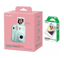 Fujifilm | Instax Mini 12 Camera + Instax Mini Glossy (10pl) | Mint Green | 800|4779051161669