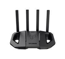 Asus | Dual-band Gaming Router | TUF-BE3600 | 802.11ax | 10/100/1000 Mbit/s | Ethernet LAN (RJ-45) ports 5 | Mesh Support Yes | MU-MiMO No | No mobile broadband | Antenna type External | 1x USB 3.2 Gen 1|90IG0A90-MO9C00