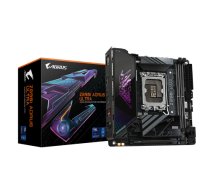 Gigabyte Z890I AORUS ULTRA | Processor family Intel | Processor socket LGA1851 | DDR5 | Supported hard disk drive interfaces M.2, SATA | Number of SATA connectors 2|Z890I AORUS ULTRA