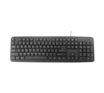 Gembird | KB-U-103-RU | Standard | Wired | EN/RU | Black|KB-U-103-RU