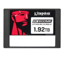 Kingston SSD | DC600M | 1920 GB | SSD form factor 2.5" | Solid-state drive interface SATA Rev. 3.0 (6Gb/s) | Read speed 560 MB/s | Write speed 530 MB/s|SEDC600ME/1920G