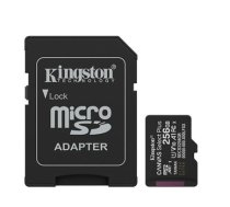 Kingston Canvas Select Plus | 256 GB | microSD | Flash memory class Class 10, UHS-I, U1/U3, video class 10/30, A1|SDCS3/256GB