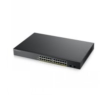 ZYXEL GS1900-24HP V2, 24-PORT GBE L2 POE SMART SWITCH, RACKMOUNT, 170 WATT (5Y WARRANTY)|GS190024HPV2-EU0101F