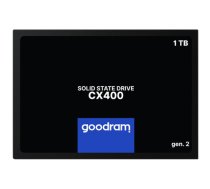 SSD|GOODRAM|CX400 GEN.2|1TB|SATA|3D TLC|Write speed 500 MBytes/sec|Read speed 550 MBytes/sec|2,5"|TBW 720 TB|MTBF 2000000 hours|SSDPR-CX400-01T-G2|SSDPR-CX400-01T-G2
