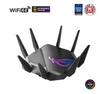 Wi-Fi 6 Tri-Band Gigabit Gaming Router | ROG GT-AXE11000 Rapture | 802.11ax | 1148+4804+4804 Mbit/s | 10/100/1000/2500 Mbit/s | Ethernet LAN (RJ-45) ports 5 | Mesh Support Yes | MU-MiMO Yes     | No mobile broadband | Antenna type External | 2xUSB 3.2|90I