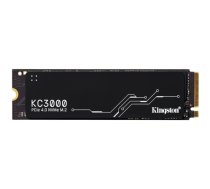 Kingston | SSD | KC3000 | 1024 GB | SSD form factor M.2 2280 | Solid-state drive interface PCIe 4.0 NVMe M.2 | Read speed 7000 MB/s | Write speed 6000 MB/s|SKC3000S/1024G