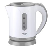 Adler | Kettle | AD 1371g | Electric | 850 W | 0.8 L | Stainless steel/Polypropylene | 360° rotational base | White/Grey|AD 1371 grey