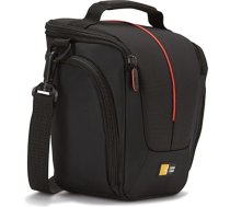 Case Logic | DCB-306 SLR Camera Bag | Black | * Designed to fit an SLR camera with standard zoom lens attached * Internal zippered pocket stores memory cards, filter or lens cloth * Side     zippered pockets store an extra battery, cables, lens cap, or sm