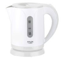 Adler | Kettle | AD 1371w | Electric | 850 W | 0.8 L | Stainless steel/Polypropylene | 360° rotational base | White|AD 1371 white