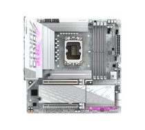 Gigabyte B860M AORUS ELITE WIFI6E ICE | Processor family Intel | Processor socket LGA1851 | DDR5 | Supported hard disk drive interfaces SATA, M.2 | Number of SATA connectors 4|B860M A ELT WF6E ICE