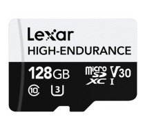 Lexar | Flash Memory Card | High-Endurance | 128 GB | microSDHC | Flash memory class UHS-I|LMSHGED128G-BCNNG