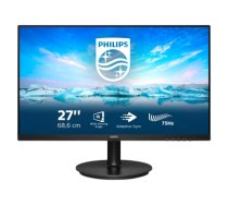 Philips | LCD Monitor | 272V8LA/00 | 27 " | VA | FHD | 16:9 | 75 Hz | 4 ms | 1920 x 1080 pixels | 250 cd/m² | Headphone out | HDMI ports quantity 1 | Black|272V8LA/00