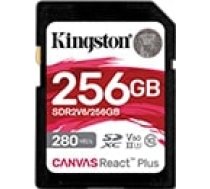 Kingston | Canvas React Plus | 256 GB | SD | Flash memory class 10|SDR2V6/256GB