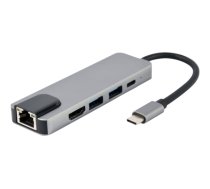 GEMBIRD Multi Port Adapter USB Type C|A-CM-COMBO5-04