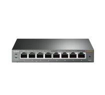 TP-Link TL-SG108PE 8-Port Gigabit Desktop PoE+ Easy Smart Switch, 8 Gigabit RJ45 ports including 4 PoE+ ports, 64W PoE Power supply, MTU/Port/Tag-based VLAN, QoS, IGMP Snooping, PoE Auto     Recovery, PD Detection,Intelligent Power Management,steel case|T