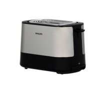 Philips Viva Collection Toaster HD2635/90, plastic, long slot, bun warmer, white|HD2635/90