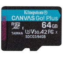 KINGSTON 64GB microSDXC Canvas Go Plus 1|SDCG3/64GBSP