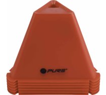 Pure2Improve | Triangle Cones Set of 6 | Red|P2I361110