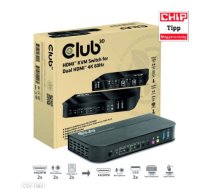VIDEO SWITCH KVM HDMI 2PORT/CSV-1382 CLUB3D|CSV-1382