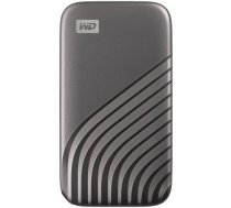 WD 500GB My Passport SSD - Portable SSD, up to 1050MB/s Read and 1000MB/s Write Speeds, USB 3.2 Gen 2 - Space Gray, EAN: 619659184063|WDBAGF5000AGY-WESN