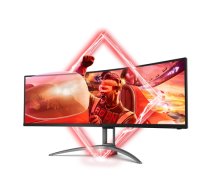 AOC Gaming Monitor | AG493UCX2 | 49 " | VA | DQHD | 32:9 | 165 Hz | 1 ms | 5120 x 1440 pixels | 550 cd/m² | HDMI ports quantity 3 | Black | Warranty 36 month(s)|AG493UCX2