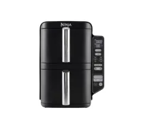 NINJA Double Stack Vertical Air Fryer with 2 Stacking Drawers | SL300EU | Power 2470 W | Capacity 7.6 L | Black|SL300EU