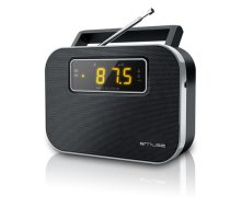 Muse | M-081R | Alarm function | 2-band PLL portable radio | Black|M-081R