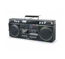 Muse | Ghetto Blasters | M-380 GB | AUX in | Bluetooth | Cassette deck | CD player | Black|M-380 GB