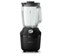 Philips Blender | HR2291/01 3000 Series | Tabletop | 600 W | Jar material Glass | Jar capacity 2 L | Ice crushing | Black|HR2291/01