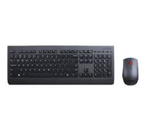 Lenovo | Professional | Professional Wireless Keyboard and Mouse Combo - US English with Euro symbol | Keyboard and Mouse Set | Wireless | Mouse included | US | Black | US English | Numeric     keypad | Wireless connection|4X30H56829