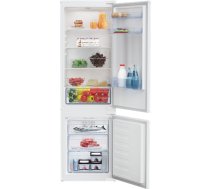 BEKO Refrigerator | BCHA275K41SN | Energy efficiency class E | Built-in | Combi | Height 177.5 cm | No Frost system | Fridge net capacity 193 L | Freezer net capacity 69 L | 38 dB | White|BCHA275K41SN