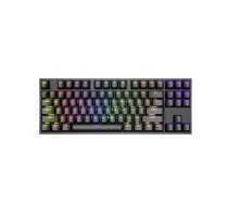 Genesis | THOR 404 TKL | Mechanical Gaming Keyboard | Wired | US | Gateron Yellow Pro | Black | RGB|NKG-2069