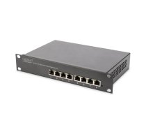 Digitus | 8-port Gigabit Ethernet Switch | DN-80114 | Unmanaged | Rackmountable | Power supply type Internal|DN-80114