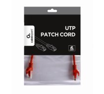 PATCH CABLE CAT6 UTP 0.25M/RED PP6U-0.25M/R GEMBIRD|PP6U-0.25M/R