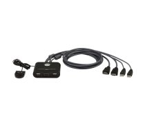 Aten | 2-Port USB FHD HDMI Cable KVM Switch | CS22HF|CS22HF-AT