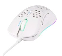 Deltaco Gaming WHITE LINE WM75 Lengva žaidimų pelė, RGB, balta GAM-108-W|GAM-108-W