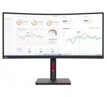 Lenovo | ThinkVision | T34w-30 | 34 " | VA | 21:9 | 60 Hz | 4 ms | 3440 x 1440 | 350 cd/m² | HDMI ports quantity 1 | Black | Warranty 36 month(s)|63D4GAT1EU