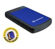 External HDD|TRANSCEND|StoreJet|2TB|USB 3.0|Colour Blue|TS2TSJ25H3B|TS2TSJ25H3B