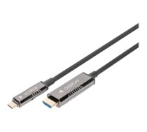 DIGITUS USB - Type C to HDMI AOC FO 10m|AK-330150-100-S
