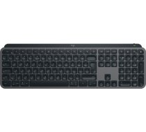 Logitech MX Keys S Belaidė klaviatūra, RF Wireless+Bluetooth, Illuminated, US Int, Graphite|920-011587